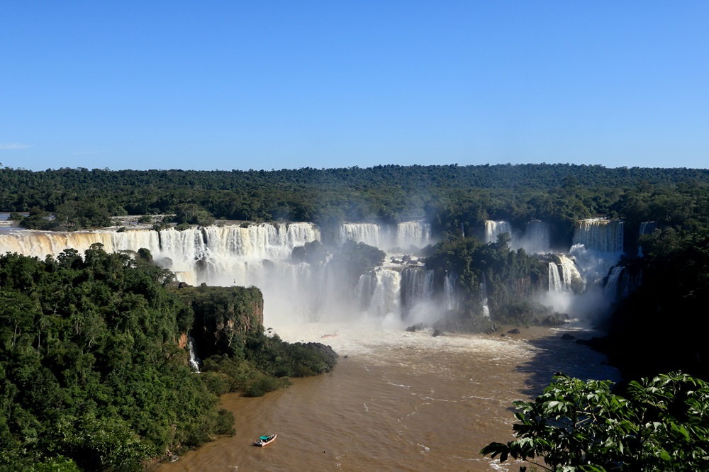 Parque Nacional do Iguaçu, abrigo das Cataratas do Iguaçu, em Foz do Iguaçu, Paraná