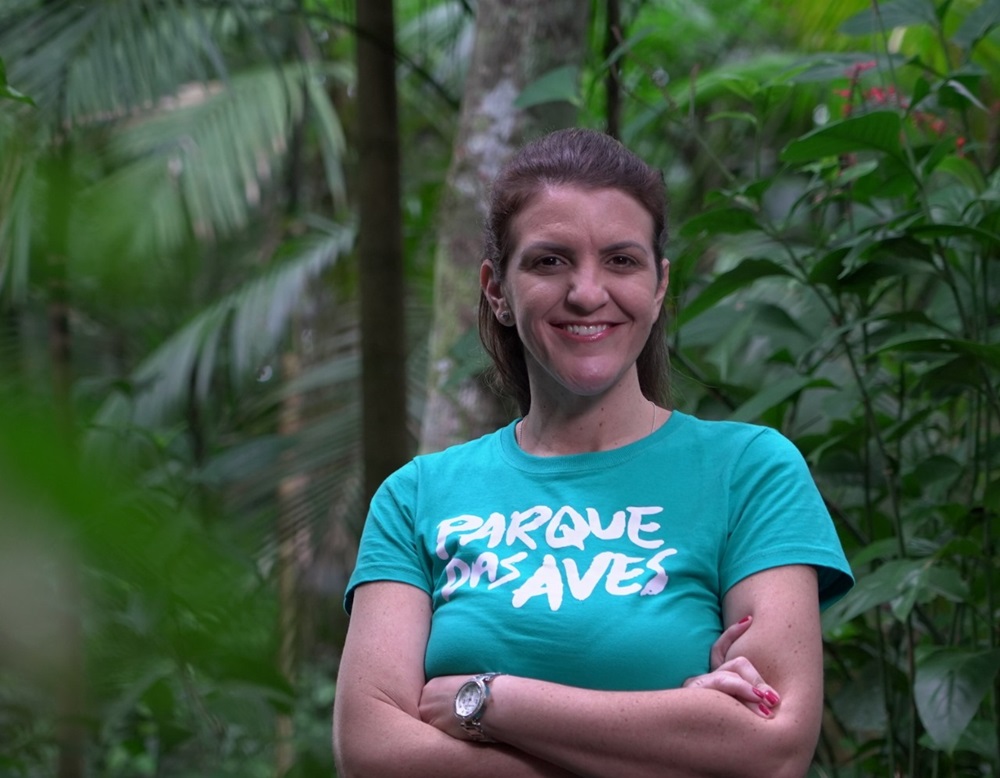 Paloma Bosso, diretora técnica do Parque das Aves